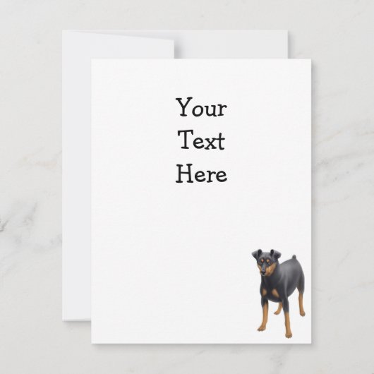 Invitation Miniature Pinscher (Dos)