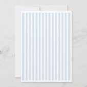 Invitation Minimal and Chic Blue French Personalized Wedding  (Dos)