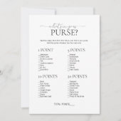 Invitation Minimal ce qu'il y a dans votre jeu de Fête des ma (Devant)