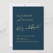 Invitation Minimal dark Elegant Engagement Typography (Devant)