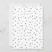 Invitation Minimal Doodle 80e Anniversaire Boule Disco (Dos)