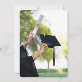 Invitation Minimal et moderne "Grad in Style (Dos)