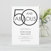 Invitation Minimal Fifty et Fabulux 50e Anniversaire (Debout devant)