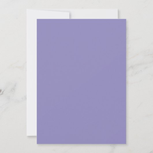 Invitation Minimal Lavender Silver Simple Wedding (Dos)