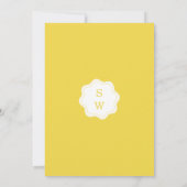 Invitation Minimal Lemon Amalfi Coast Wedding Itinerary Card (Dos)