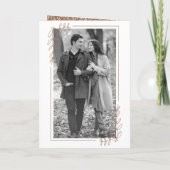 Invitation Minimal Line Art Leaf Arch Beige Mariage (Dos)
