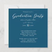 Invitation Minimal Modern Bold Graduation Year Arch Photo (Dos)