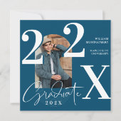 Invitation Minimal Modern Bold Graduation Year Arch Photo (Devant)