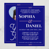 Invitation Minimal Modern Editable Wedding (Devant / Derrière)