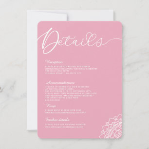 Invitation Minimal Moderne Calligraphie Simple Détails Mandal