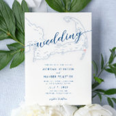 Invitation Minimal moderne Chatham Bars Inn Mariage