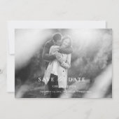 Invitation Minimal moderne Enregistrer la date (Devant)