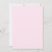 Invitation Minimal Pink Script 50 et Fabulux 50e Anniversaire (Dos)