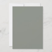 Invitation Minimal Sage Green Modern Simple Wedding (Dos)