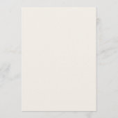 Invitation Minimal Taupe Stripe Wedding Bar Menu (Dos)