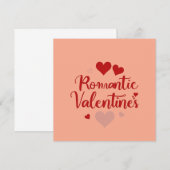 Invitation Minimal Valentine’s Day Love Typography Design | R (Devant / Derrière)