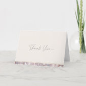Invitation Minimal Wedding Thank You Card  (Devant)