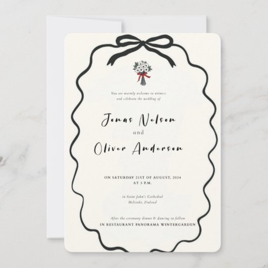 Invitation minimale 2025  (Devant)