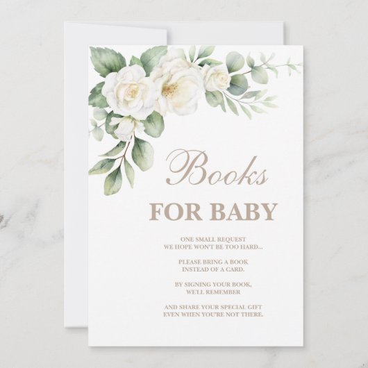 Invitation minimale à la douche nuptiale (Dos)