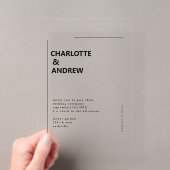 Invitation minimale et moderne (In situ (ordinateur de poche))