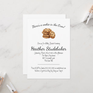 Invitation minimale fraîchement cuit