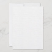Invitation minimale pour la célébration de la remi (Dos)