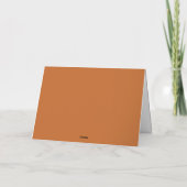 Invitation minimale pour un dîner de Friendsgiving (Dos)