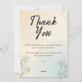 Invitation minimale pour une baby shower aux coule (Dos)