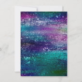 Invitation Minimalisme clinquant | Dîner Holographique Fiança (Dos)