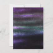 Invitation Minimalisme Ombre Turquoise Violet Marine Vert Tro (Dos)