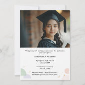 Invitation  Minimalist Arch Photo Graduation Announcement  (Dos)