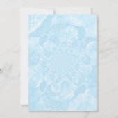 Invitation Minimalist Blue Balloons Boy Baby Shower (Dos)