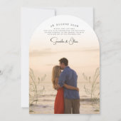 Invitation Minimalist Boho Photo Save the Date (Dos)