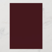 Invitation Minimalist Burgundy Elegant Stylish Wedding (Dos)