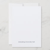 Invitation Minimalist class of 2026 Photo Graduation  (Dos)