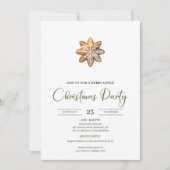 Invitation Minimalist Cozy Neutral Earthy Rustic Holiday Xmas (Devant)