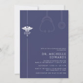 Invitation Minimalist DNP Doctor of Nursing Practice Graduate (Devant)