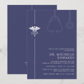 Invitation Minimalist DNP Doctor of Nursing Practice Graduate (Devant / Derrière)