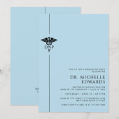 Invitation Minimalist DNP Doctor of Nursing Practice Graduate (Devant / Derrière)