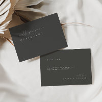 Minimalist Elegant Dusty Gray Officiant Proposal 