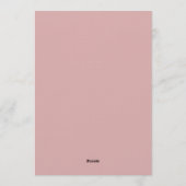 Invitation Minimalist Elegant Dusty Pink Wedding (Dos)