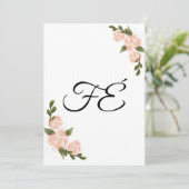 Invitation Minimalist "Faith" Message Card – Special Prints E (Debout devant)