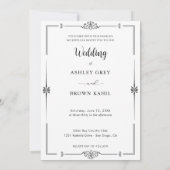 Invitation Minimalist Full Photo Wedding | Elegant Editorial (Dos)