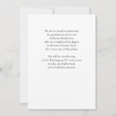 Invitation Minimalist Graduation Photo Announcement (Dos)