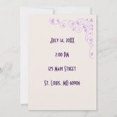 Invitation Minimalist Hearts Twin Love Baby Shower (Dos)