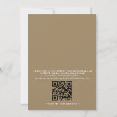 Invitation Minimalist Hydrangea Bloom Rustic QR Code Wedding (Dos)
