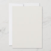 Invitation Minimalist Ivory Faux Blind Embossed Botanical  In (Dos)