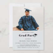 Invitation Minimalist Photo Collage Class of 2026 Grad Party  (Dos)