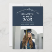 Invitation Minimalist Photo Graduation (Devant)