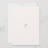Invitation Minimalist Script Floral Monogram Rehearsal Dinner (Dos)